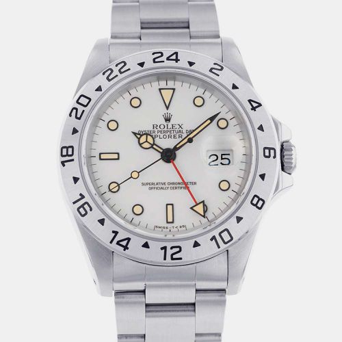 Stainless Steel Explorer II 16570 Automatic Men's Wristwatch 40 mm - Rolex - Modalova