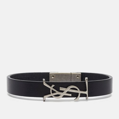 Opyum Leather Tone Bracelet - Saint Laurent Paris - Modalova