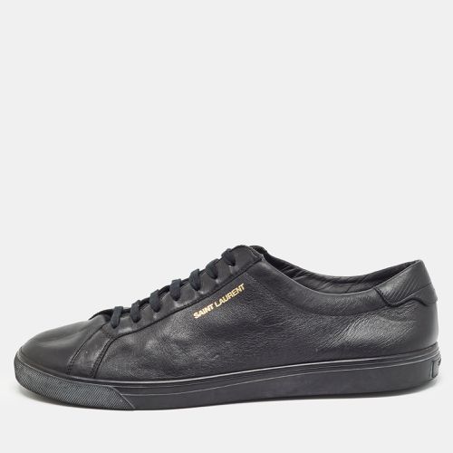 Saint Laurent Leather Court Classic Lace Up Sneakers Size 47 - Saint Laurent Paris - Modalova