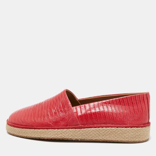 Lizard Leather Slip On Espadrille Size 42 - Salvatore Ferragamo - Modalova