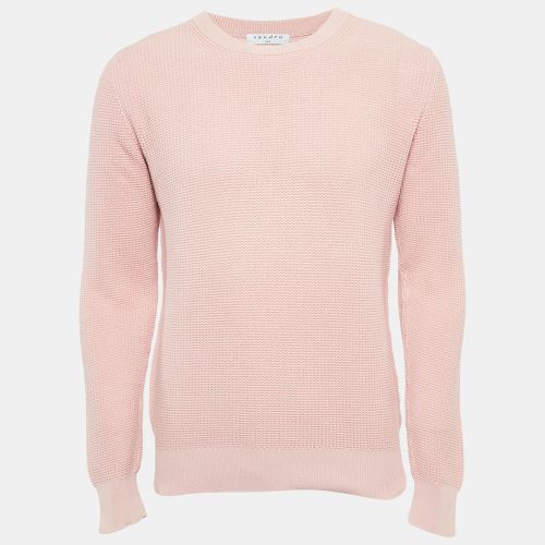 Cotton Knit Crew Neck Jumper M - Sandro - Modalova