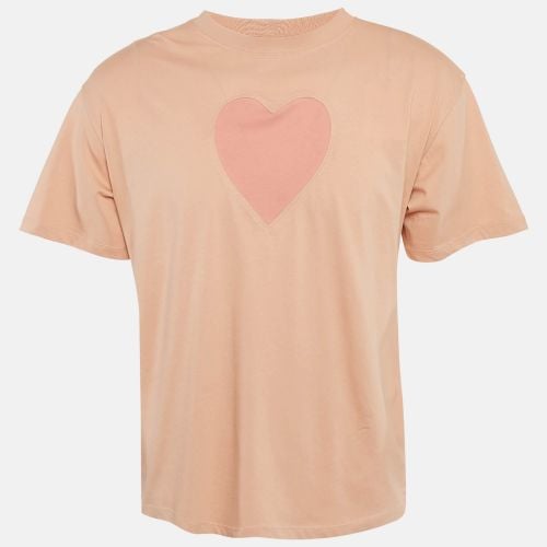 Peach Heart Jersey Crewneck T-Shirt XL - Sandro - Modalova