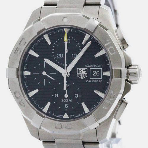 Stainless Steel Aquaracer Automatic Men's Wristwatch 43 mm - Tag Heuer - Modalova