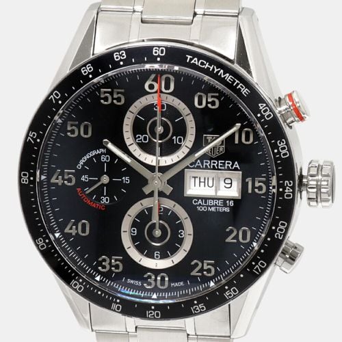 Stainless Steel Carrera CV2A10.BA0796 Automatic Men's Wristwatch 44 mm - Tag Heuer - Modalova