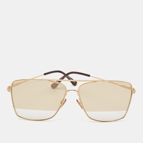 Brown Gradient Magnus 02 TF 651 Aviator Sunglasses - Tom Ford - Modalova