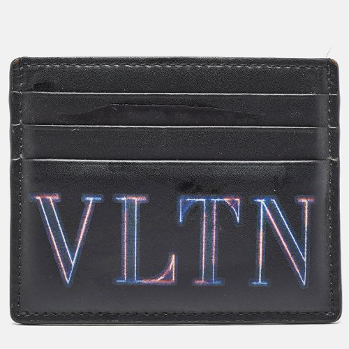 Leather VLTN Card Holder - Valentino - Modalova