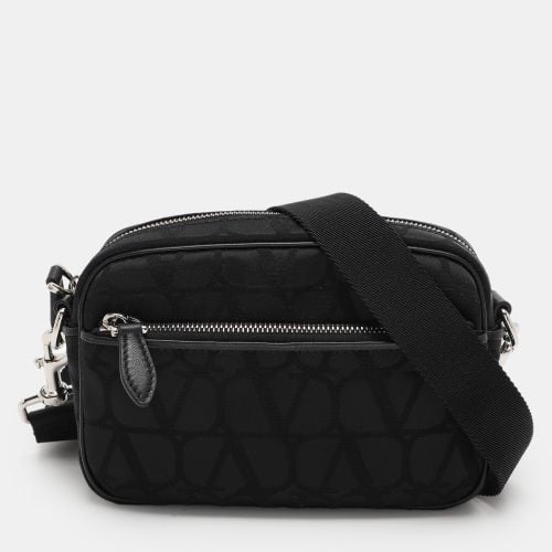 Fabric and Leather Iconographe Messenger Bag - Valentino - Modalova