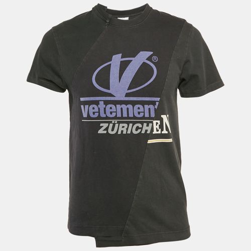 Printed Jersey Reconstructed Zürich T-Shirt S - Vetements - Modalova