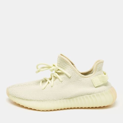 X Adidas Light Knit Fabric Boost 350 V2 Butter Sneakers Size 42 - Yeezy - Modalova