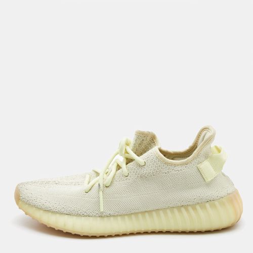 Light Knit Fabric Boost 350 V2 Butter Sneakers Size 41 1/3 - Yeezy x Adidas - Modalova