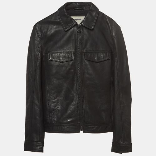 Leather Zip Front Jacket XS - Zadig & Voltaire - Modalova