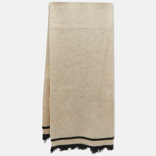 Rib Knit Wool Blend Muffler Scarf - Zadig & Voltaire - Modalova