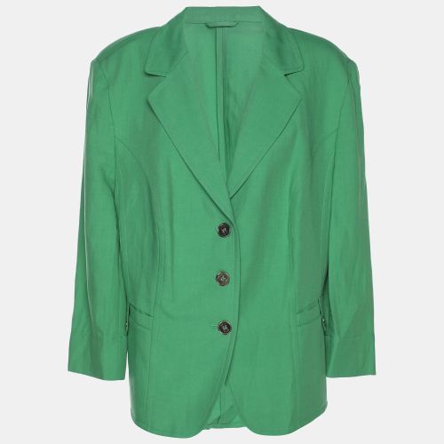 Basler Linen Blend Single Breasted Blazer XL - 424 - Modalova