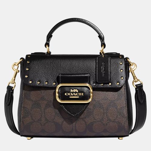 Coach Brown Canvas Satchel - Coach - Modalova