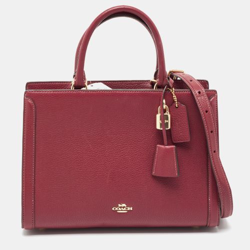 Leather Zoe Carryall Tote - Coach - Modalova