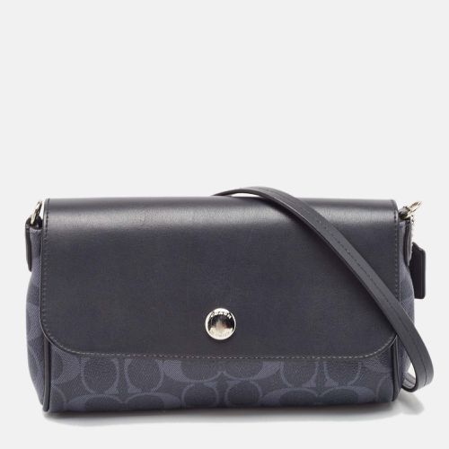 Signature Coated Canvas and Leather Reversible Flap Crossbody Bag - Coach - Modalova