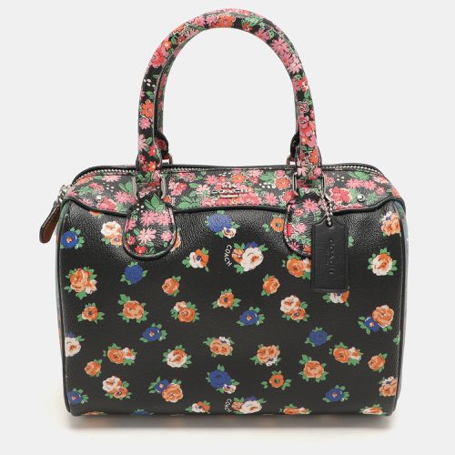 Floral Print Coated Canvas Mini Bennett Satchel - Coach - Modalova