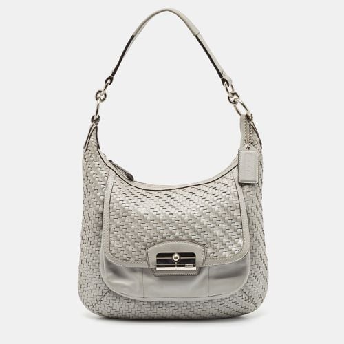 Woven Leather Kristin Hobo - Coach - Modalova