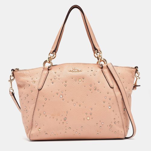 Peach Leather Small Kelsey Satchel - Coach - Modalova