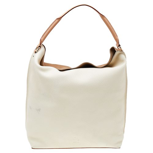 Nubuck Leather and Leather Hobo - Carolina Herrera - Modalova