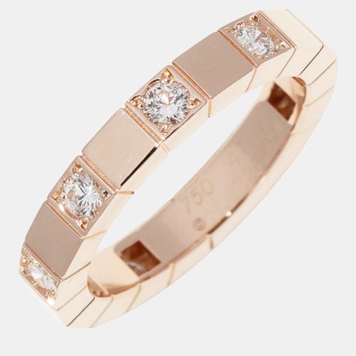 K Rose and Diamond Lanieres Band Ring EU 47 - Cartier - Modalova