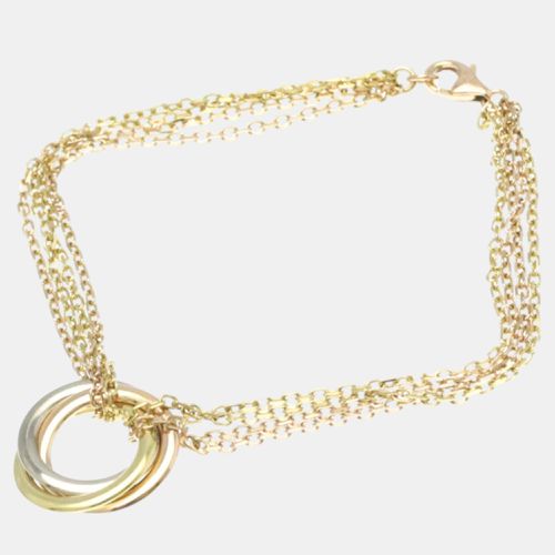 K Gold, Rose Gold, White Gold Trinity Chain Bracelet - Cartier - Modalova