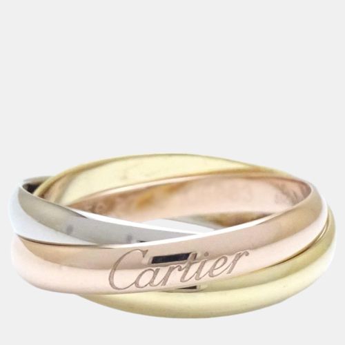 Bvlgari 18K Rose White Ceramic B.zero1 4 Band Ring EU 53 - Cartier - Modalova