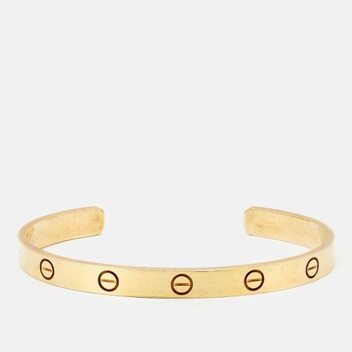 Love 18k Gold Cuff Bracelet 18 - Cartier - Modalova