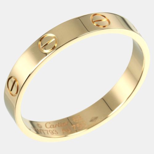 K Gold Love Band Ring EU 62 - Cartier - Modalova