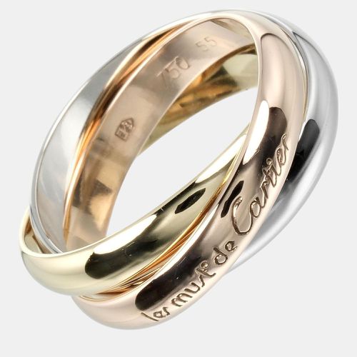 K Yellow, Rose, Gold Trinity Band Ring EU 55 - Cartier - Modalova