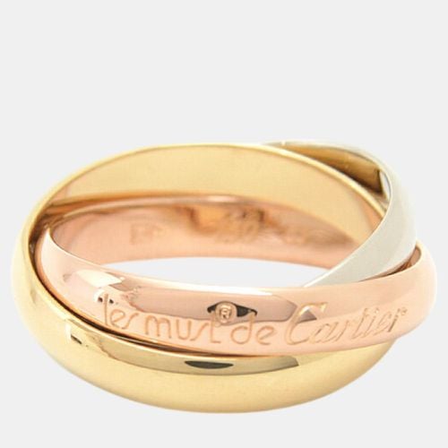 K Yellow, Rose, Gold Trinity Band Ring EU 53 - Cartier - Modalova