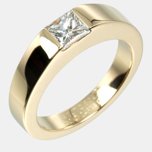 K Gold Diamond Tank Ring EU 49 - Cartier - Modalova