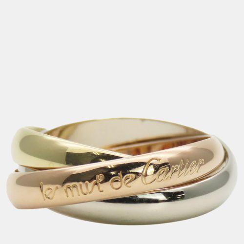 K Yellow, Rose, Gold Trinity Ring EU 52 - Cartier - Modalova