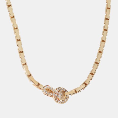 K Gold 1.1 CTW Agrafe Fashion Necklace - Cartier - Modalova