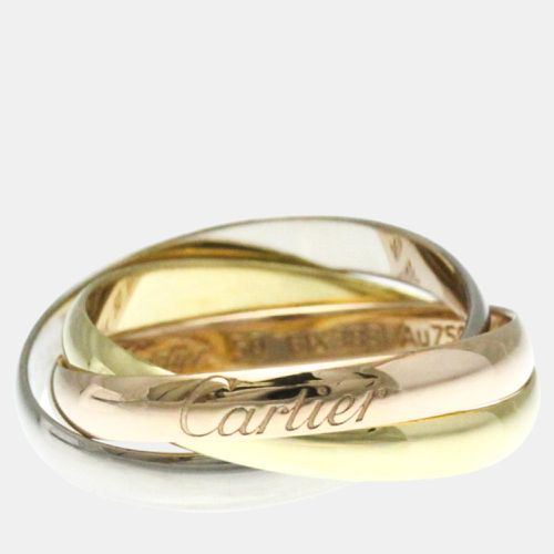 K Yellow, Rose, Gold Trinity Band Ring EU 50 - Cartier - Modalova