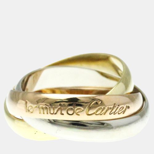 K Yellow, Rose, Gold Trinity Band Ring EU 50 - Cartier - Modalova