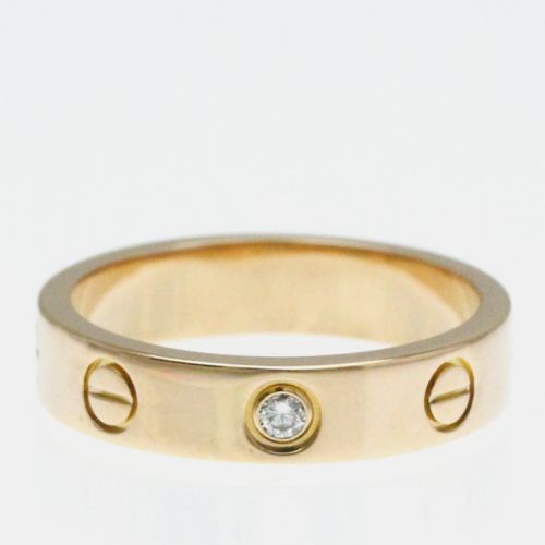 K Rose and Diamond Love Band Ring EU 49 - Cartier - Modalova