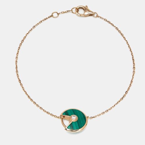 Amulette De Malachite Diamond 18k Rose XS Model Bracelet - Cartier - Modalova