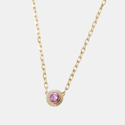 D'amour 18K Rose and Pink Sapphire Pendant Necklace - Cartier - Modalova