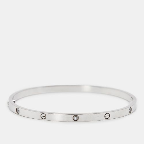 Love 6 Diamonds 18k Gold Small Model Bracelet 18 - Cartier - Modalova