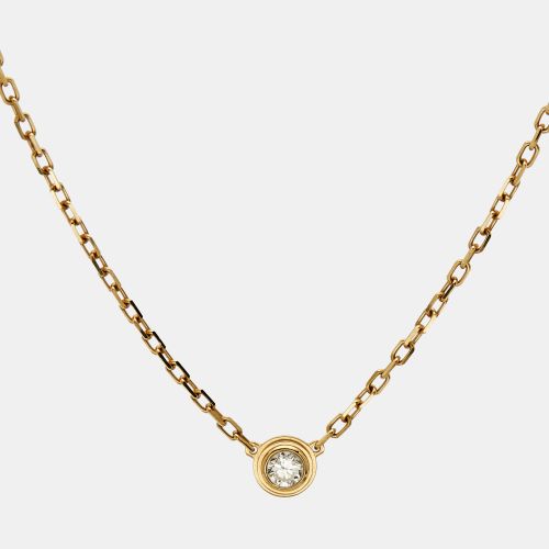 D'Amour Diamond 18k Gold Small Model Necklace - Cartier - Modalova