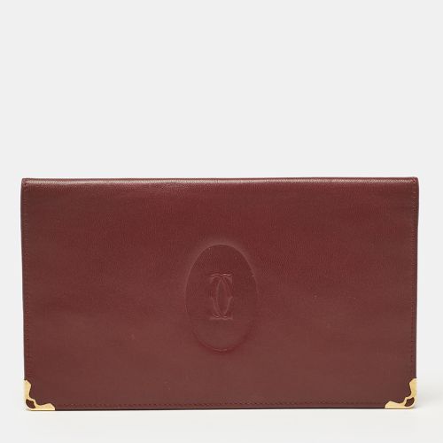 Leather Must de Bifold Long Wallet - Cartier - Modalova