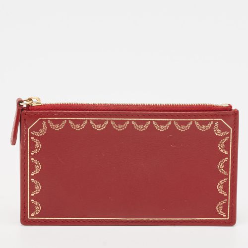 Leather Guirlande de Zipped Card Holder - Cartier - Modalova