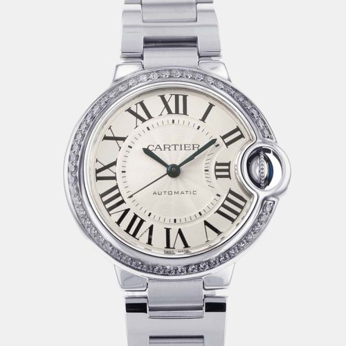 Stainless Steel Ballon Bleu W4BB0016 Automatic Women's Wristwatch 33 mm - Cartier - Modalova