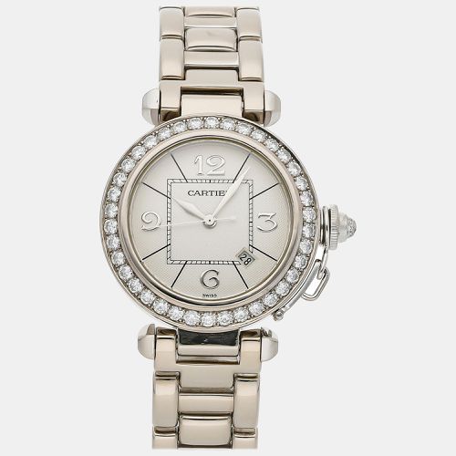 K White Gold Pasha Automatic Women's Wristwatch 32 mm - Cartier - Modalova