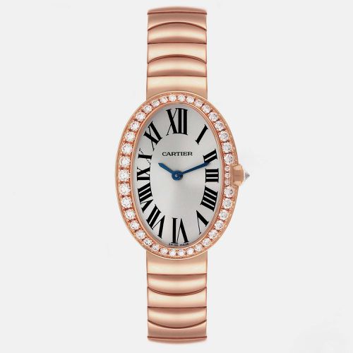 Baignoire Rose Gold Diamond Ladies Watch WB520002 24.5 x 31.6 mm - Cartier - Modalova