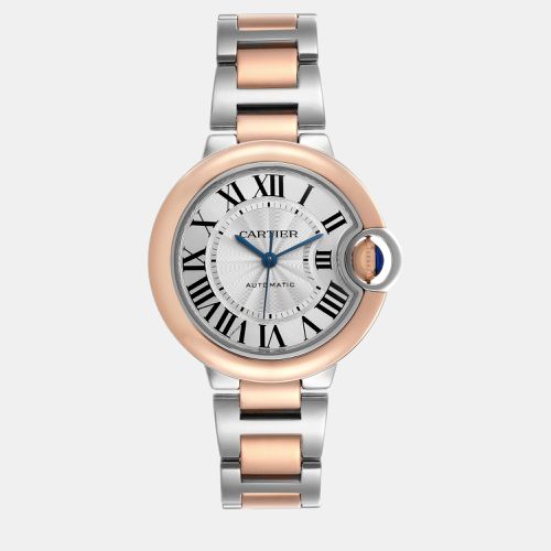 Ballon Bleu Steel Rose Gold Ladies Watch 33.0 mm - Cartier - Modalova