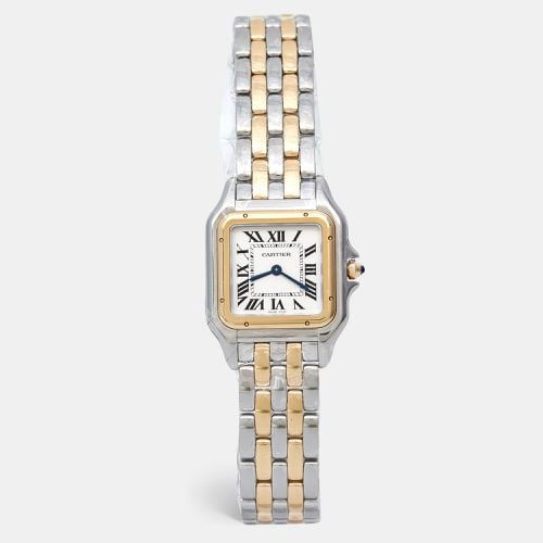 Panthère de 18K Yellow Gold & Steel Medium Model Quartz W2PN0007 27 MM X 37 MM Watch - Cartier - Modalova