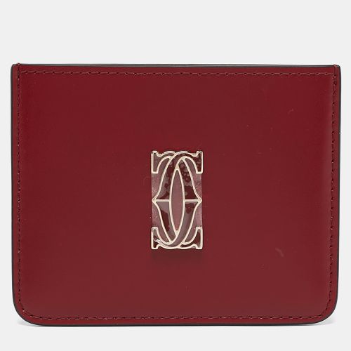 Leather C De Simple Card Holder - Cartier - Modalova