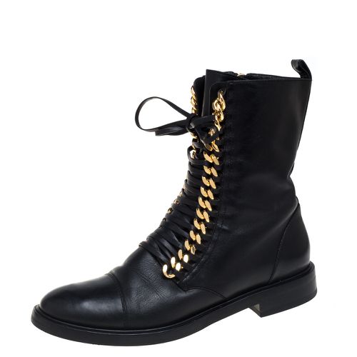 Leather 'City Rock' Ankle Boots Size 41 - Casadei - Modalova